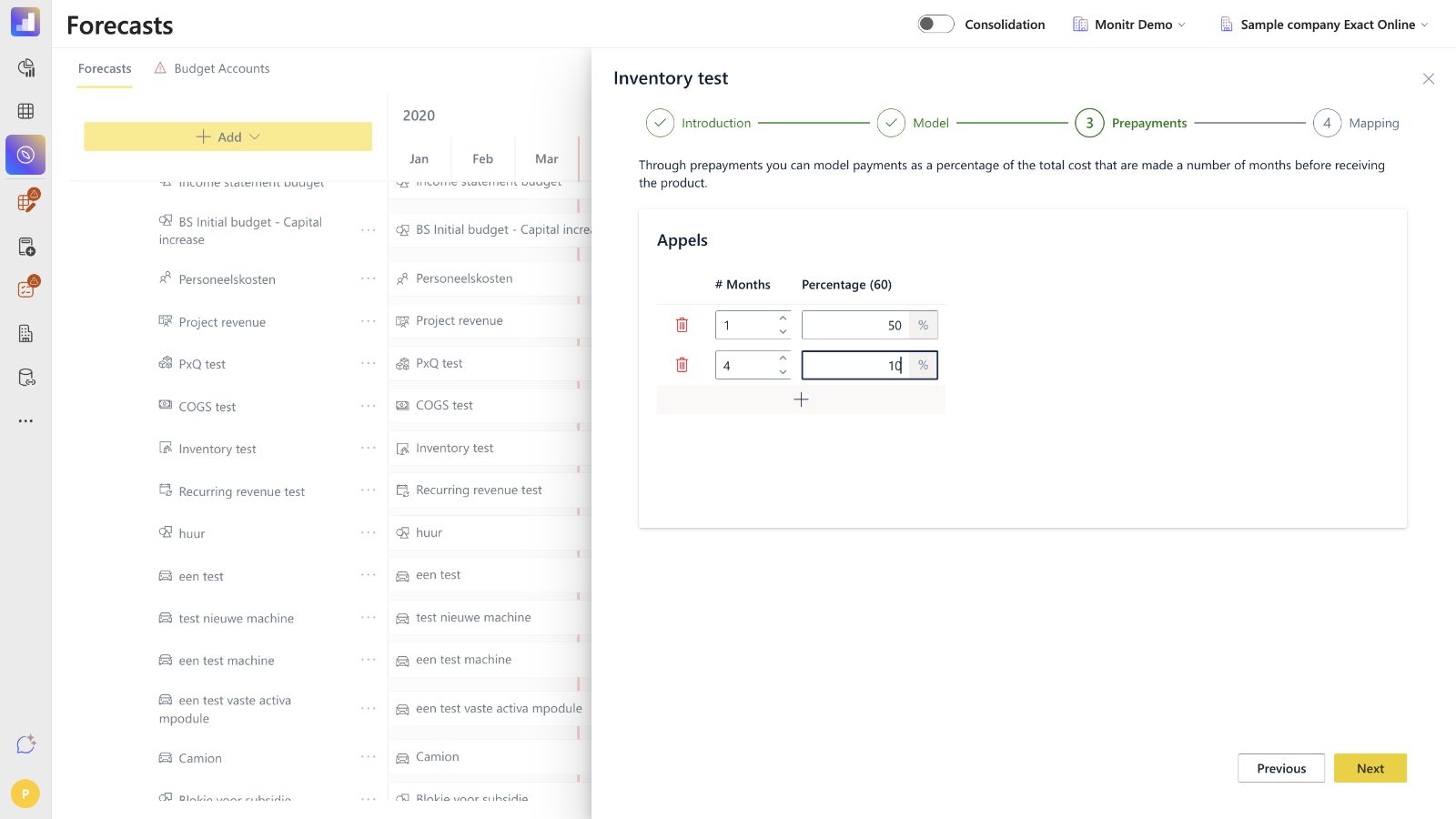 Prepayments